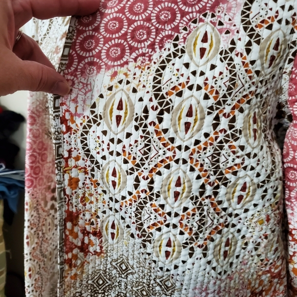 Alfred Dunner Quilted Medallion Blazer - Picture 4 of 9